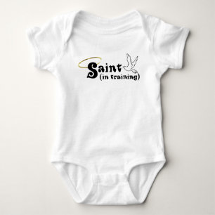 Saint In Training Baby Bodysuit