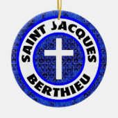 Saint Jacques Berthieu Ceramic Ornament (Front)