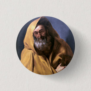 Saint James the Great by Rubens 1 Inch Round Button