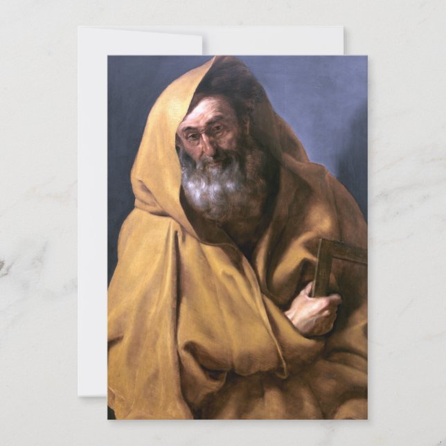 Saint James the Great by Rubens  Holiday Card (Front)