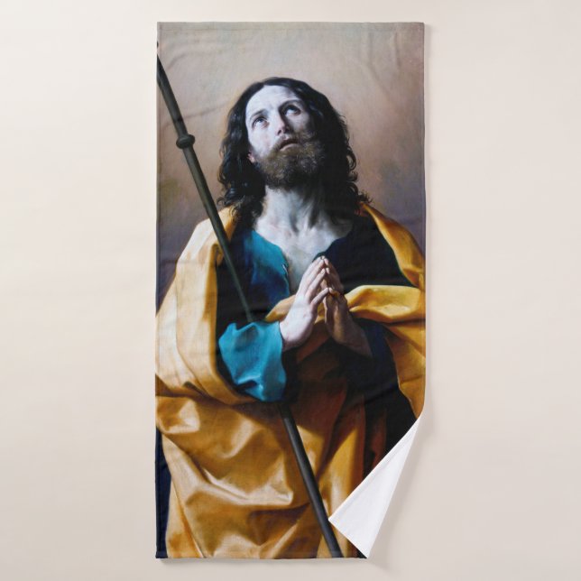 Saint James the Greater, Guido Reni Bath Towel (Bath Towel)