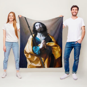 Saint James the Greater, Guido Reni Fleece Blanket