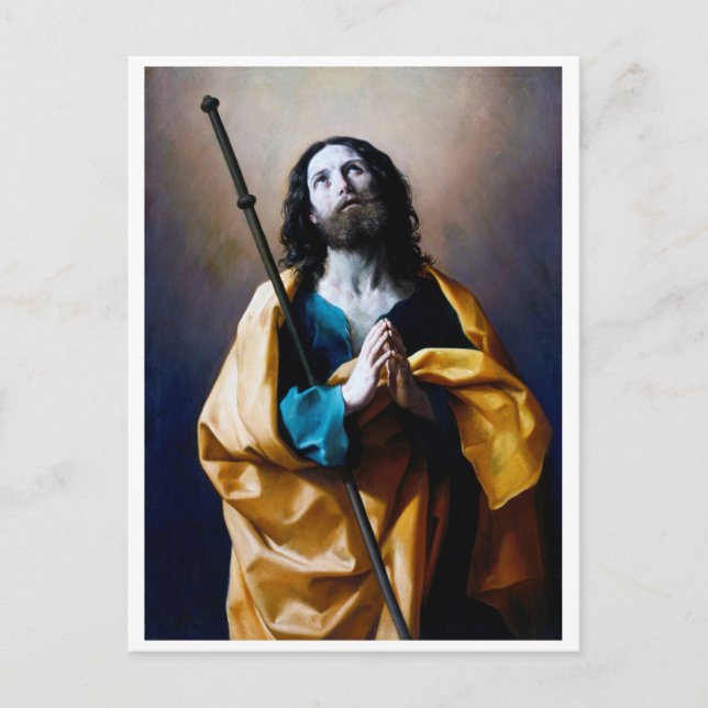Saint James the Greater, Guido Reni Postcard (Front)