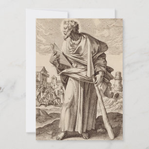 Saint James the Less son of Alphaeus Holiday Card