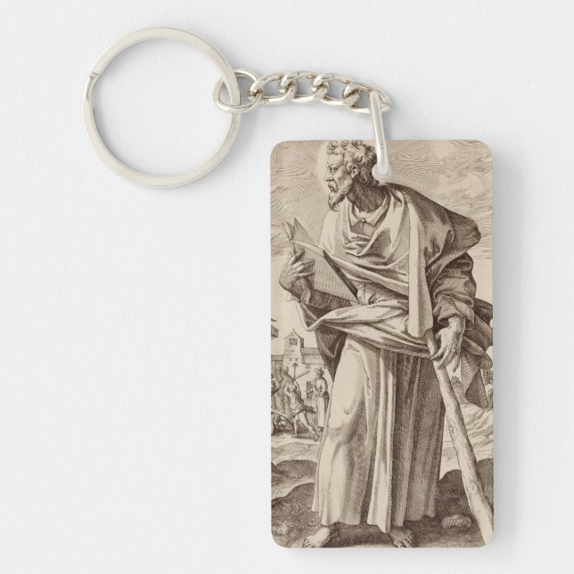 Saint James the Less son of Alphaeus Keychain (Front)