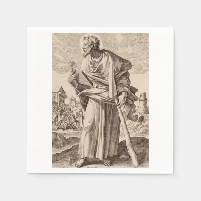Saint James the Less son of Alphaeus Napkin (Front)