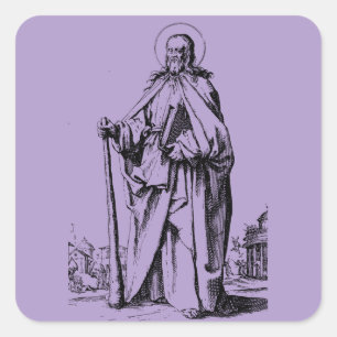 Saint James the Lesser by Jacques Callot Square Sticker