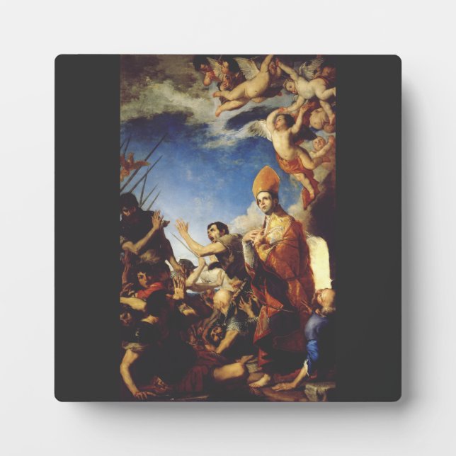 Saint Januarius Bishop of Benevento  Plaque (Front)