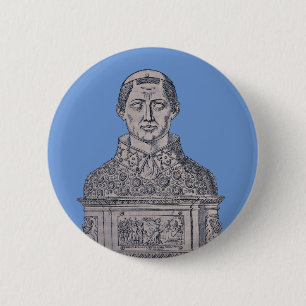 Saint Januarius of Benevento Bishop and Martyr 2 Inch Round Button