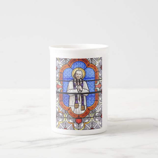 Saint Jean Baptiste Marie Vianney  Bone China Mug (Front)