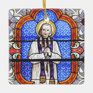 Saint Jean Baptiste Marie Vianney  Ceramic Ornament