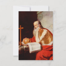 Saint Jerome Hermit of the Word Holy Card
