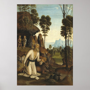 Saint Jerome - Pietro Perugino Fine Art Poster