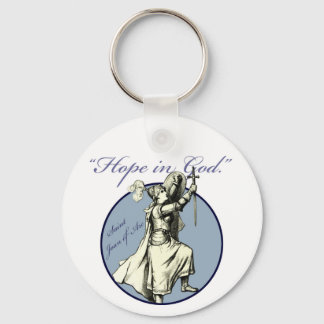 Saint Joan of Arc - Christian Key Chain