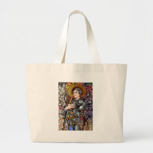 Saint Joan of Arc Large Tote Bag