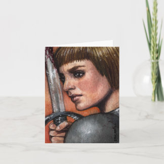 Saint Joan of Arc Note Card