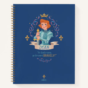 Saint Joan of Arc Spiral Notebook