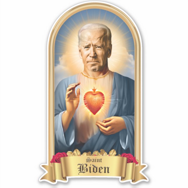 Saint Joe Biden Prayer Candle (Front)