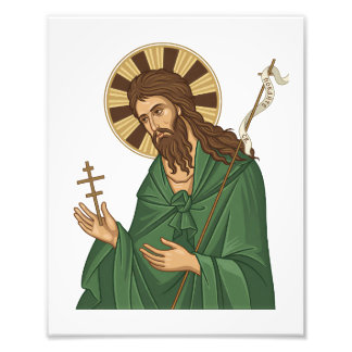 Saint John Baptist East Europian Church Orthodox  Photo Print
