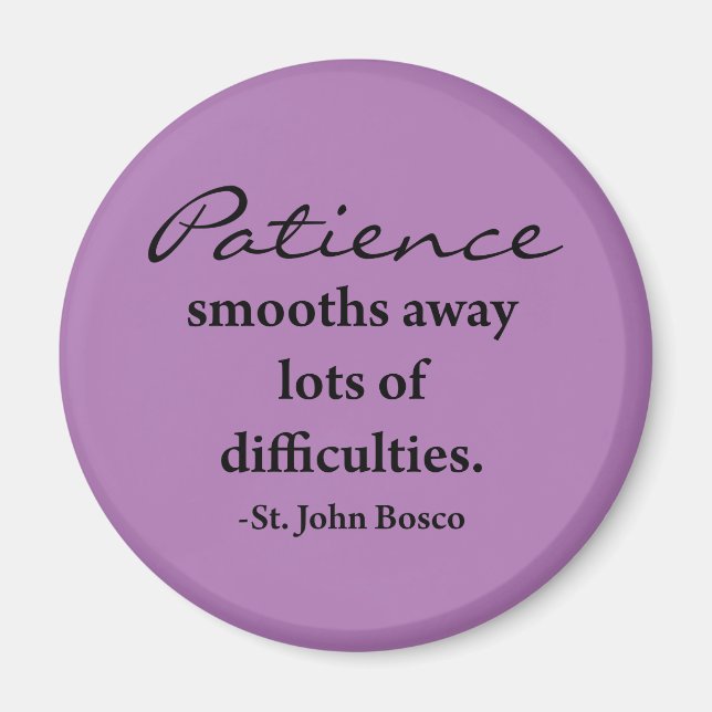 Saint John Bosco - Magnet Inspirationnel - Lavande (Devant)