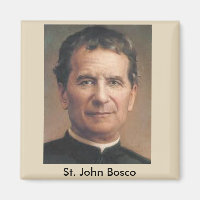 Saint John Bosco Portrait Magnet