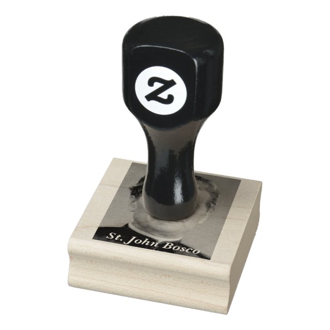 Saint John Bosco Portrait Rubber Stamp (Stamp)