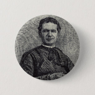 Saint John Bosco Priest and Confessor  2 Inch Round Button