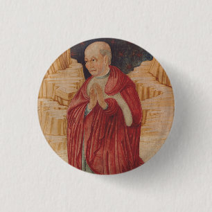 Saint John Cassian Church Father 1 Inch Round Button