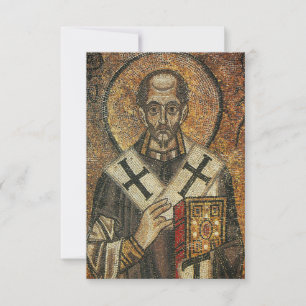Saint John Chrysostom archbishop of Constantinople Thank You Card