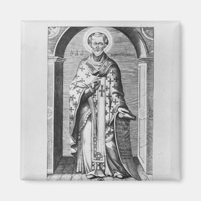 Saint John Chrysostome, 17th century Magnet (Front)