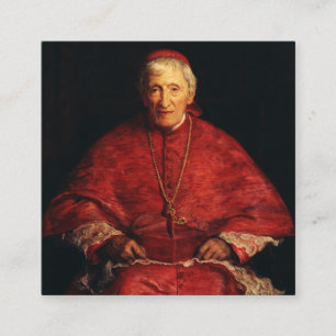 Saint John Henry Newman English theologian Square Business Card
