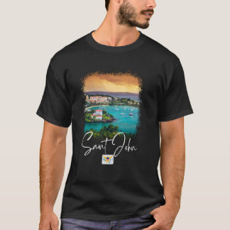Saint John Island Sunset T-Shirt