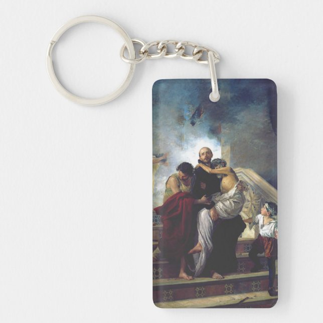 Saint John of God Keychain (Front)