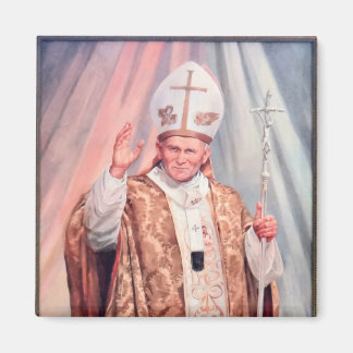 Saint John Paul II Display this Saint Proudly. Magnet