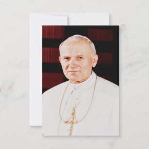 Saint John Paul II Holy Card