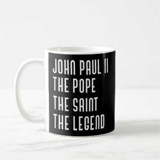 Saint John Paul Ii Jp2 Catholic Pope Legend Religi Coffee Mug