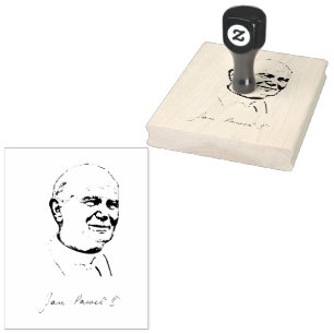 Saint John Paul II  Rubber Stamp