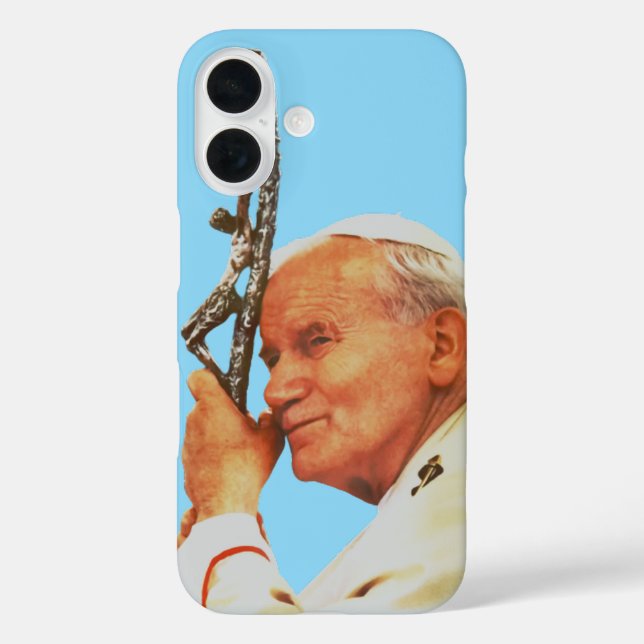 Saint John Paul II The Great Communicator Fine Art Case-Mate iPhone Case (Back)
