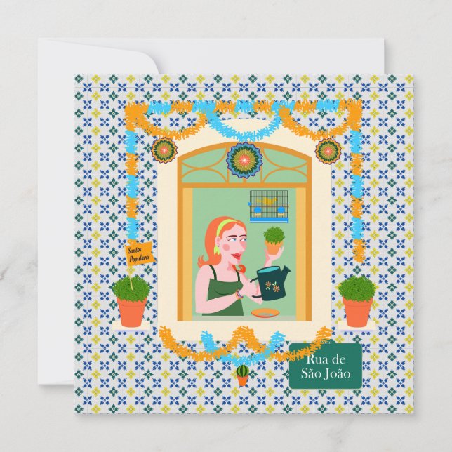 Saint John Portuguese Festa Neighbour Invitation (Front)