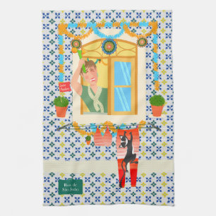 Saint John Portuguese Festa Neighbour Kitchen Towel