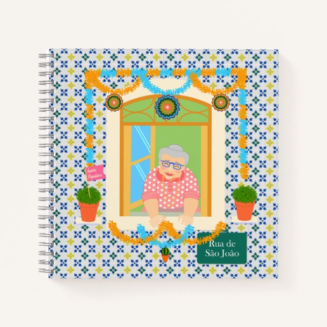 Saint John Portuguese Festa Neighbour Notebook (Front)