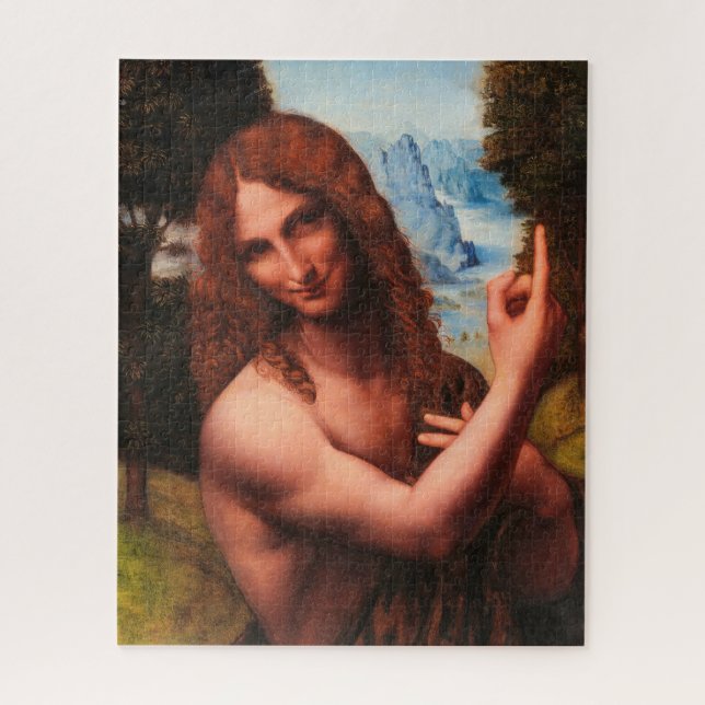 Saint John the Baptist, 1520 by Salai Jigsaw Puzzle (Vertical)
