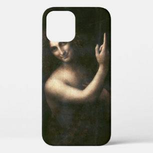 Saint John the Baptist, Leonardo da Vinci iPhone 12 Case