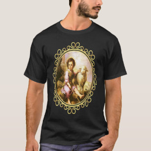 Saint John the Baptist Painting Jesus Agnus Dei Ca T-Shirt