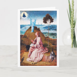 Saint John the Evangelist on Patmos, Bosch Card