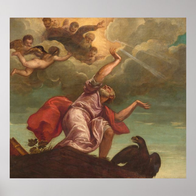 Saint John the Evangelist - Titian Fine Art Poster (Front)
