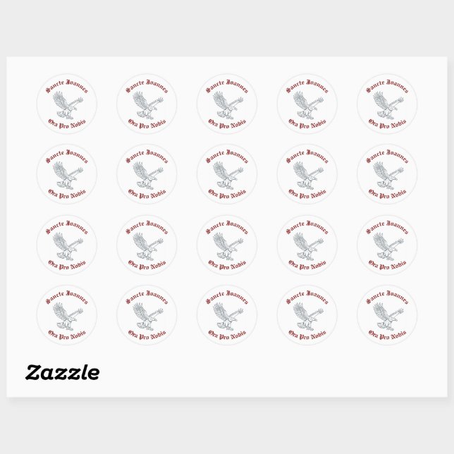 Saint John's Wine Stickers (Sheet)