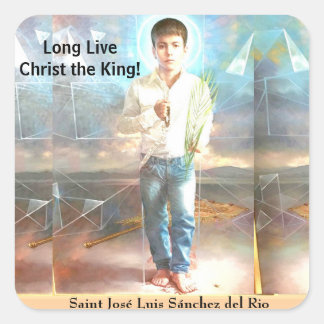 Saint José Luis Sánchez del Rio Square Sticker