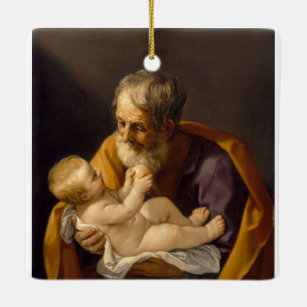 Saint Joseph and Christ Child Ornament