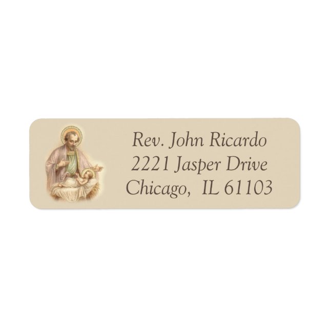 Saint Joseph Bébé Jésus en colère (Devant)